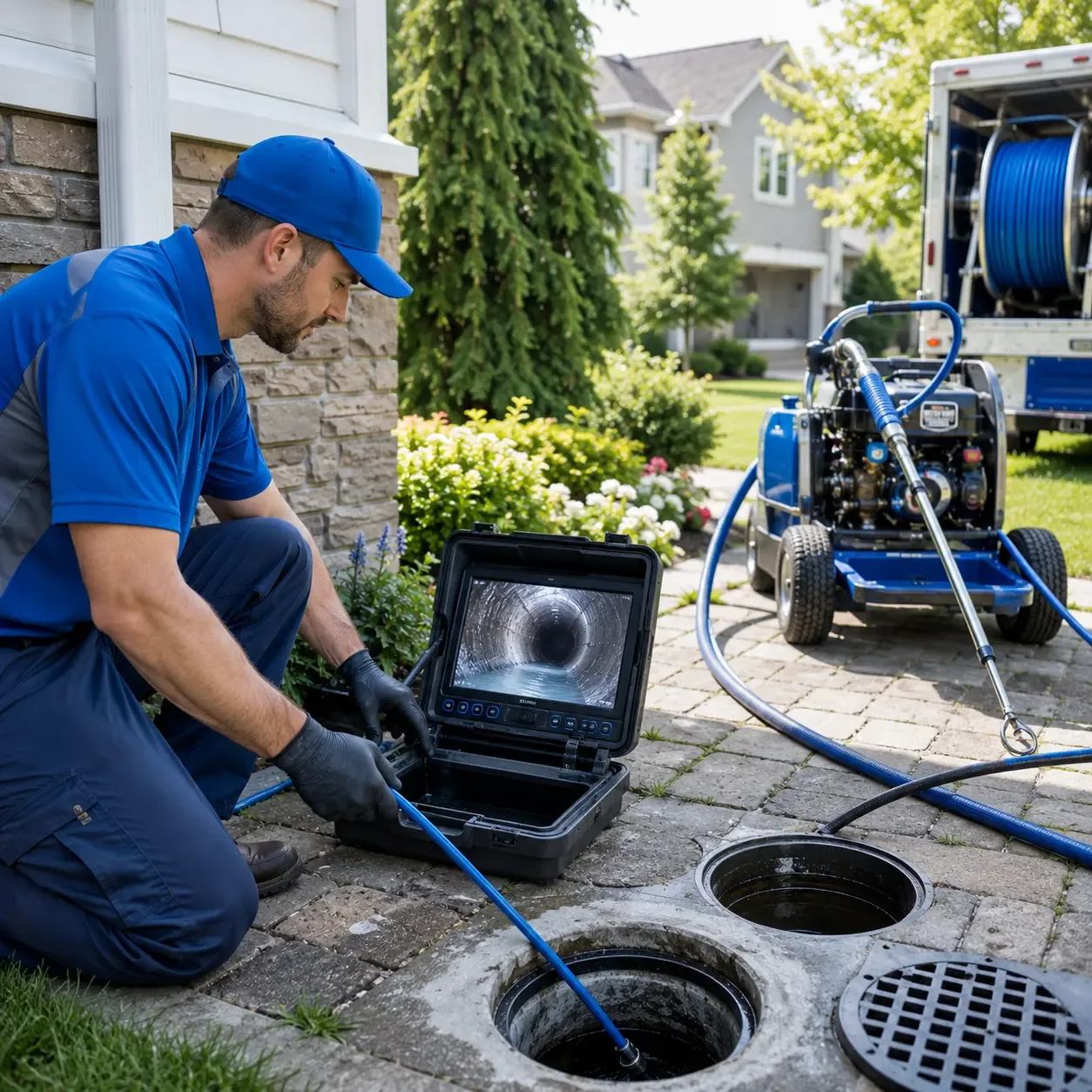 Outdoor drain cleaning professionals serving Vestal, NY